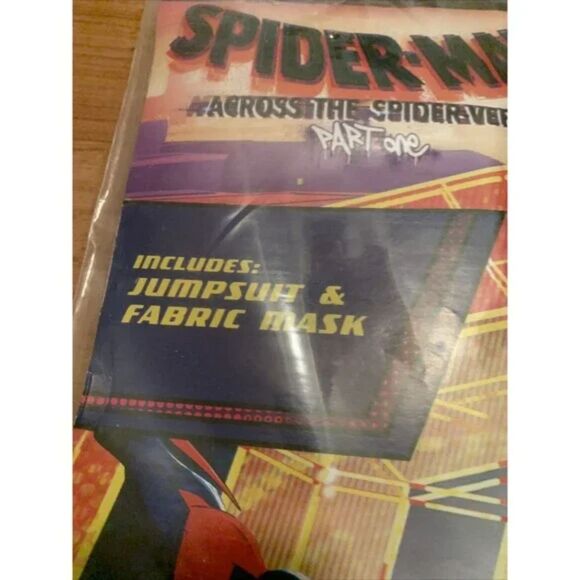 Spider-Man Spiderman Across The Spider-Verse Boys Halloween Costume Size M 8-10 - Picture 4 of 5